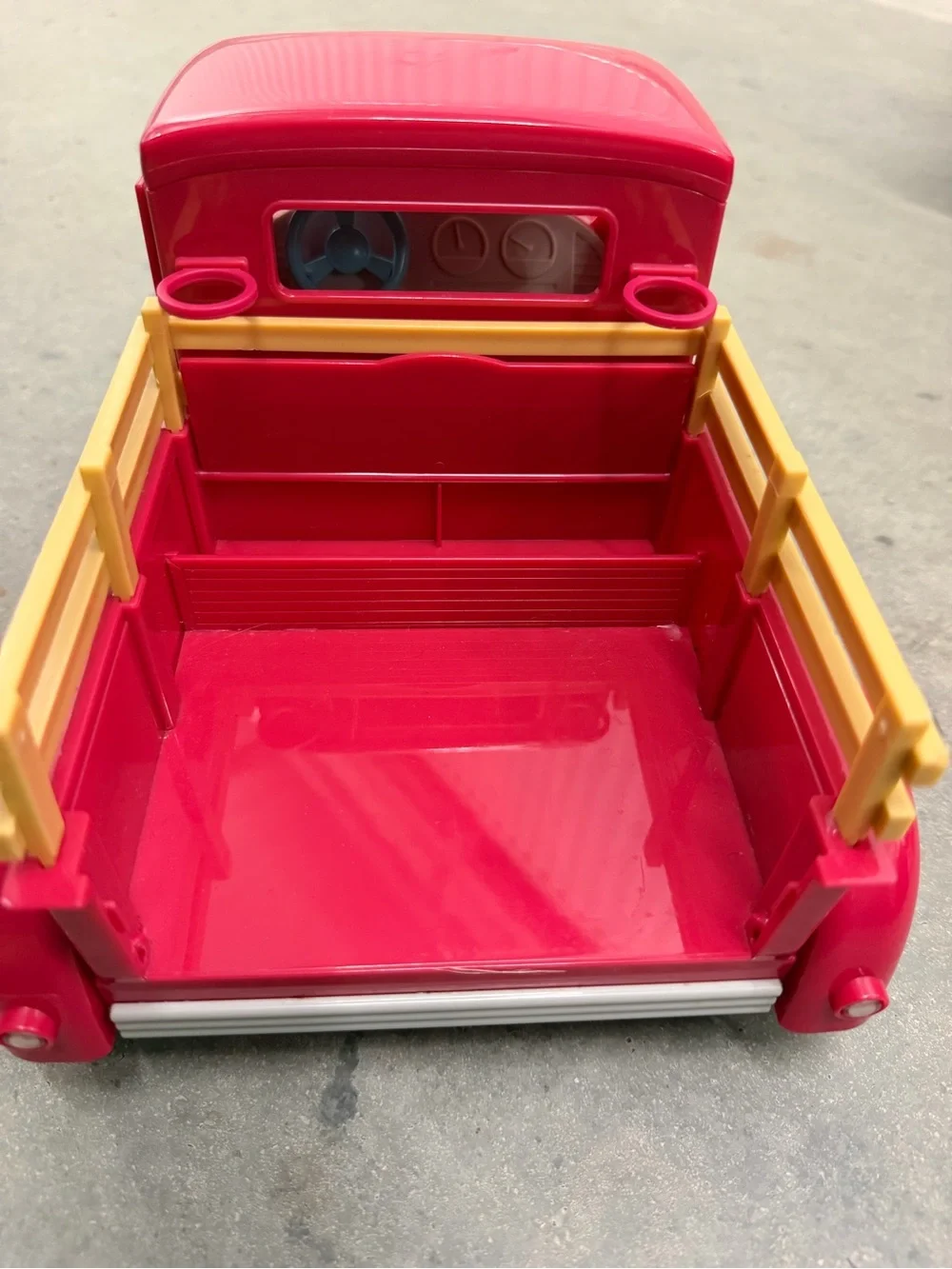 Li’l Woodzeez Pink Farm Pickup Truck Vehicle Maison Battat I Love Veggies works